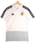 Adidas Vintage Argentina White Polo Shirt