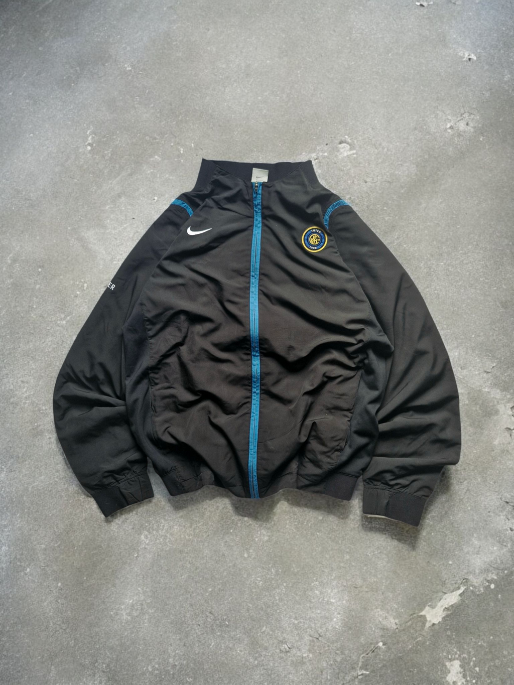 Nike Vintage Early 2000's T90 Black & Blue Tracksuit