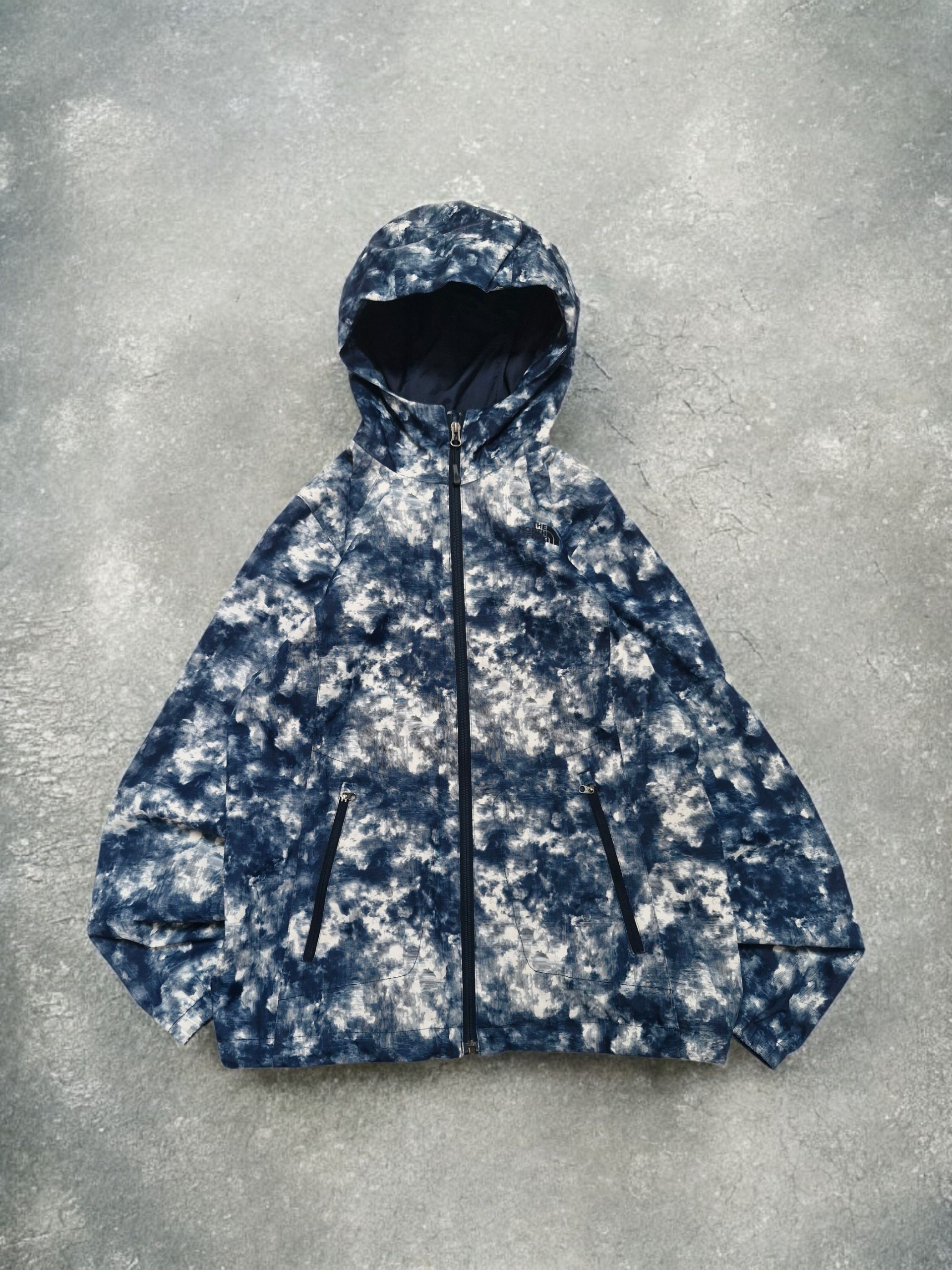 North Face Cloud Camo Grey Blue Technical Jacket