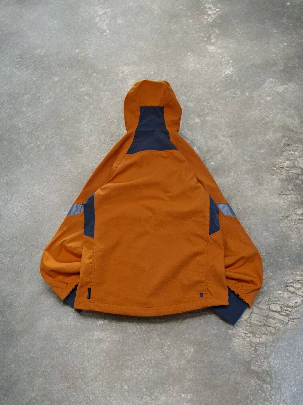 Nike Sphere Pro Orange & Grey Panelled Reflective Technical Jacket