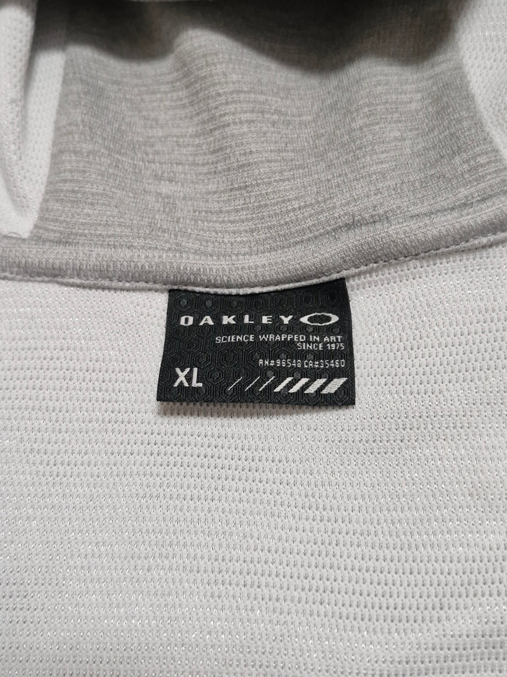 Oakley Vintage Grey Technical Zip Up Hoodie