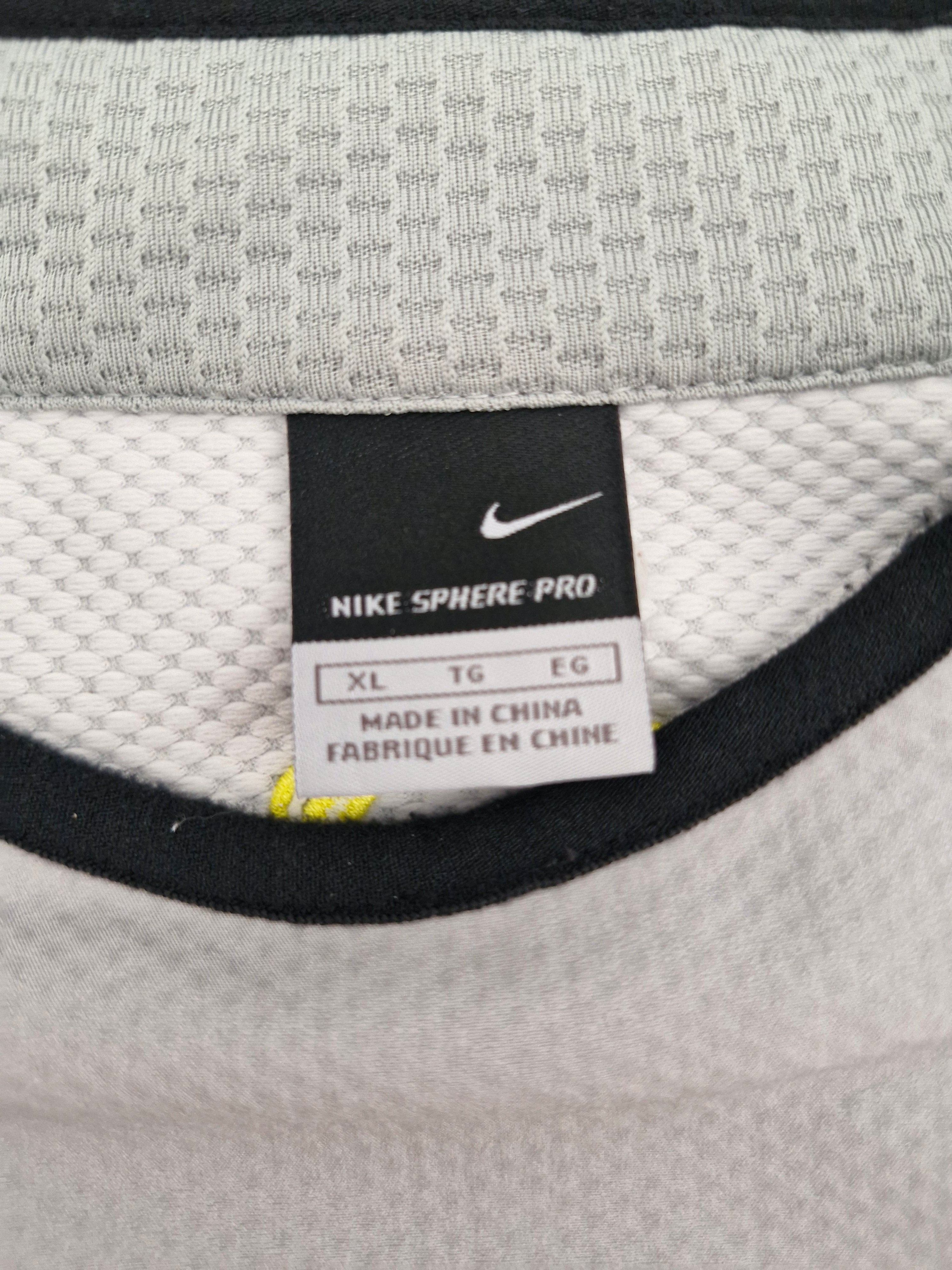Nike Sphere Pro x T90 Early 2000's Grey & Yellow Technical Pullover Jumper
