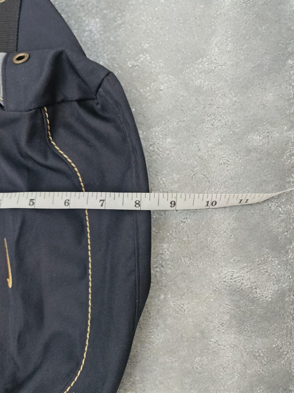 Nike Vintage Black & Yellow Waist/Sling Bag