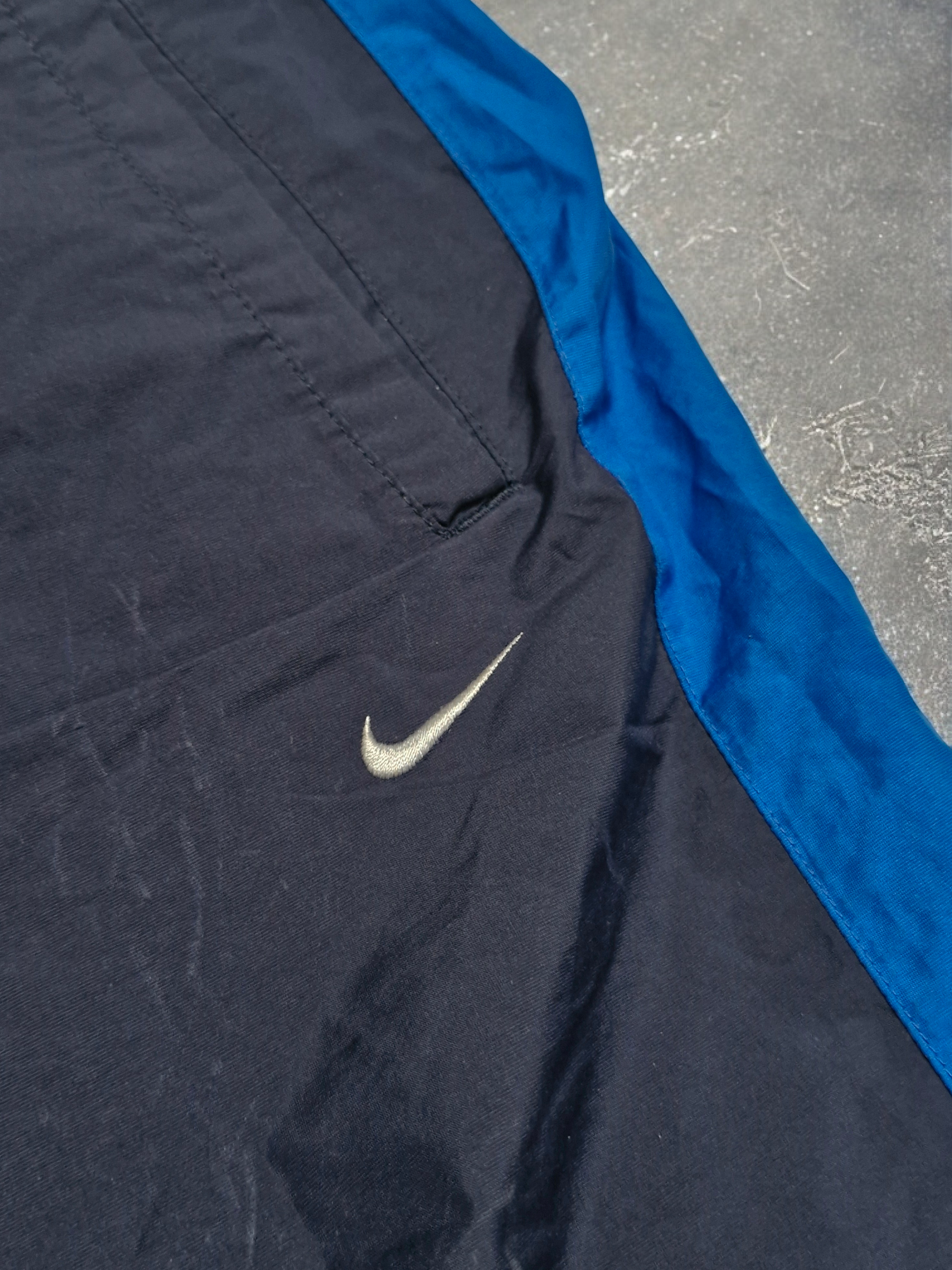 Nike Vintage Y2K Black & Blue Track Pants