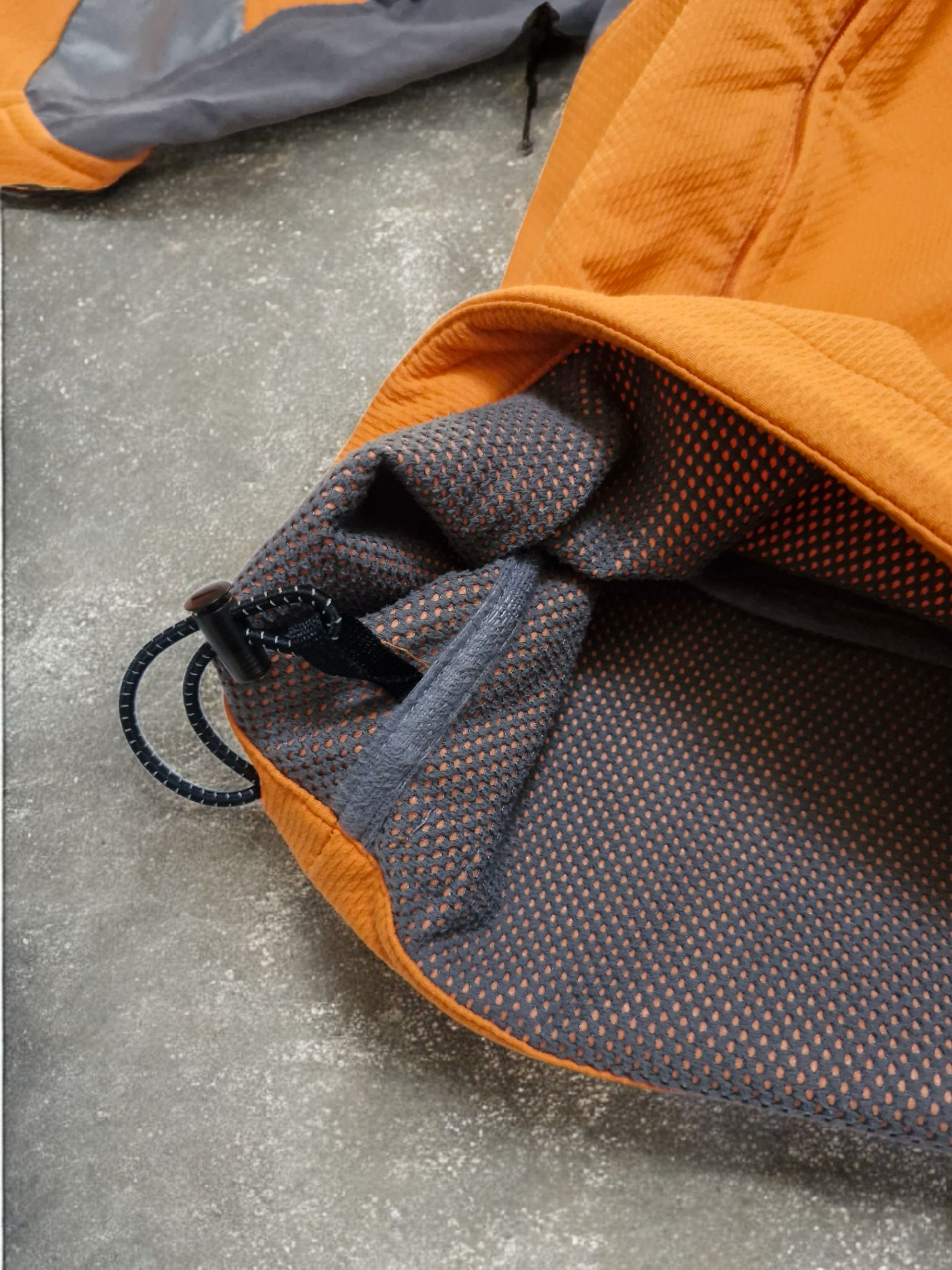 Nike Sphere Pro Orange & Grey Panelled Reflective Technical Jacket