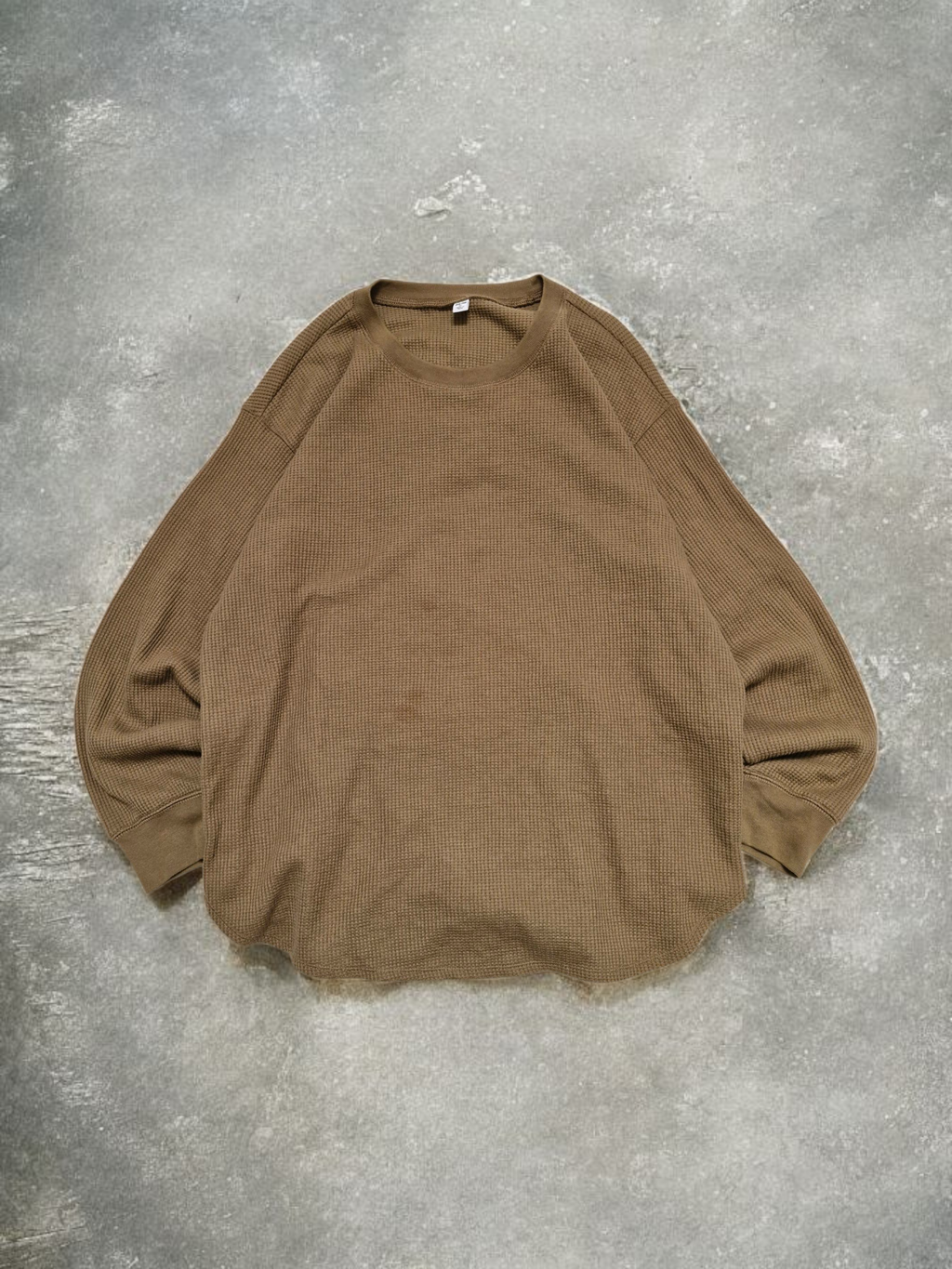 Uniqlo Vintage Brown Knit Lonsleeve Jumper