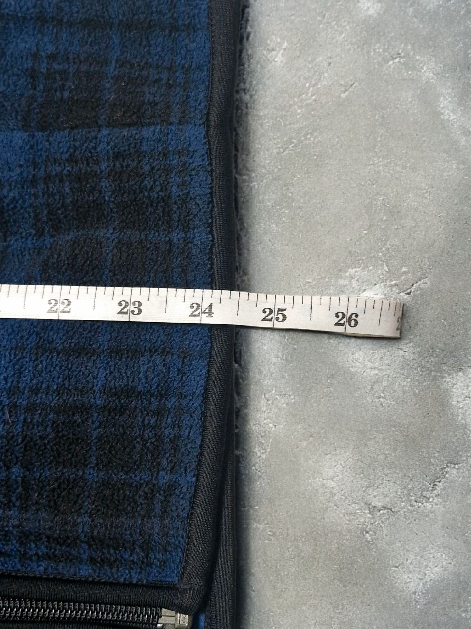 Uniqlo Japanese Exclusive Blue Plaid Fleece Jacket