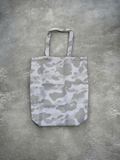 BAPE Vintage White & Grey Camo Print Tote Bag