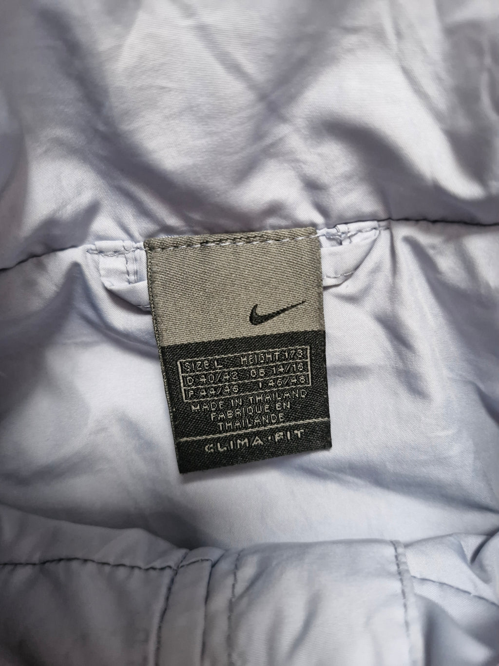 Nike Vintage Early 2000's Silver/Blue Panelled Technical Jacket