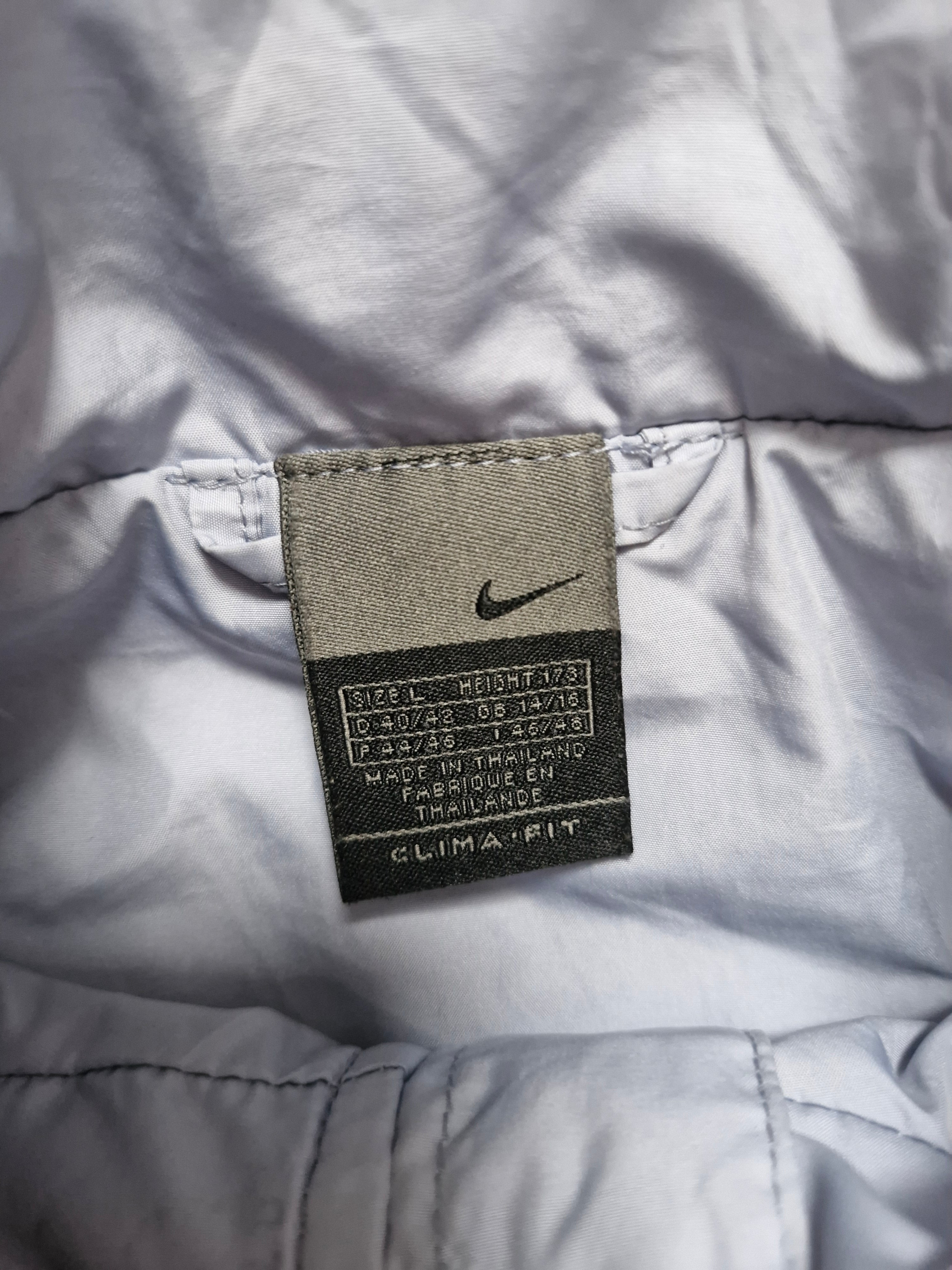 Nike Vintage Early 2000's Silver/Blue Panelled Technical Jacket