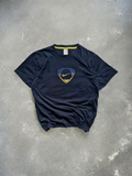 Nike Vintage Early 2000's T90 Navy & Yellow Centre Swoosh Tee
