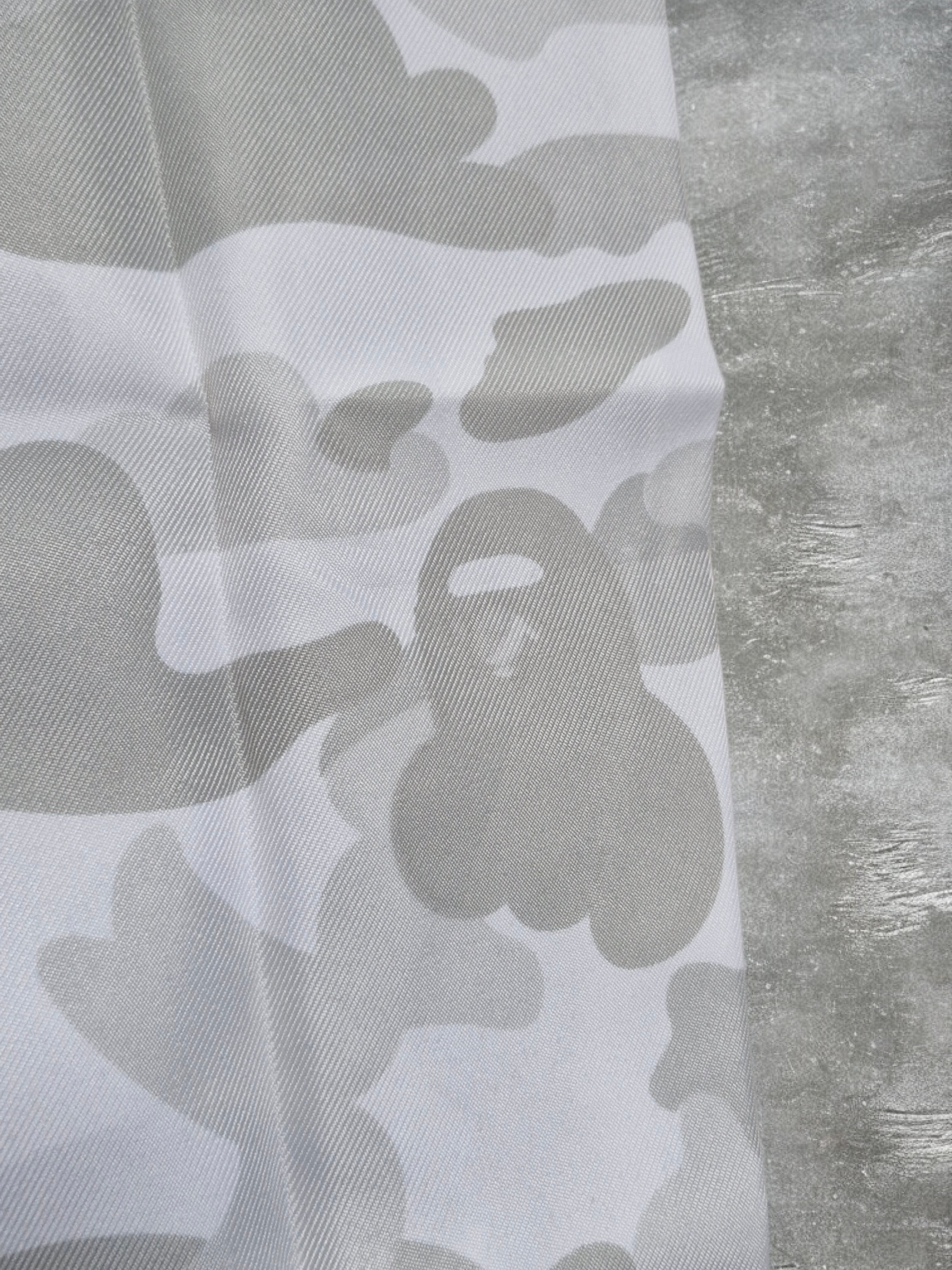 BAPE Vintage White & Grey Camo Print Tote Bag