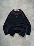 Oakley Vintage Black Centre Logo Technical Jumper