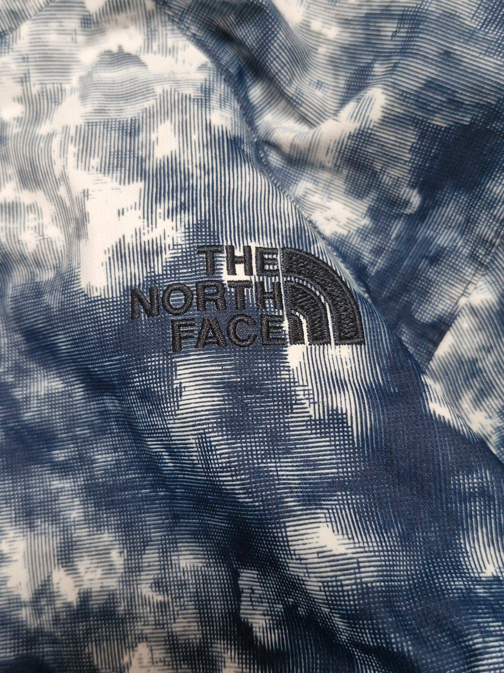 North Face Cloud Camo Grey Blue Technical Jacket