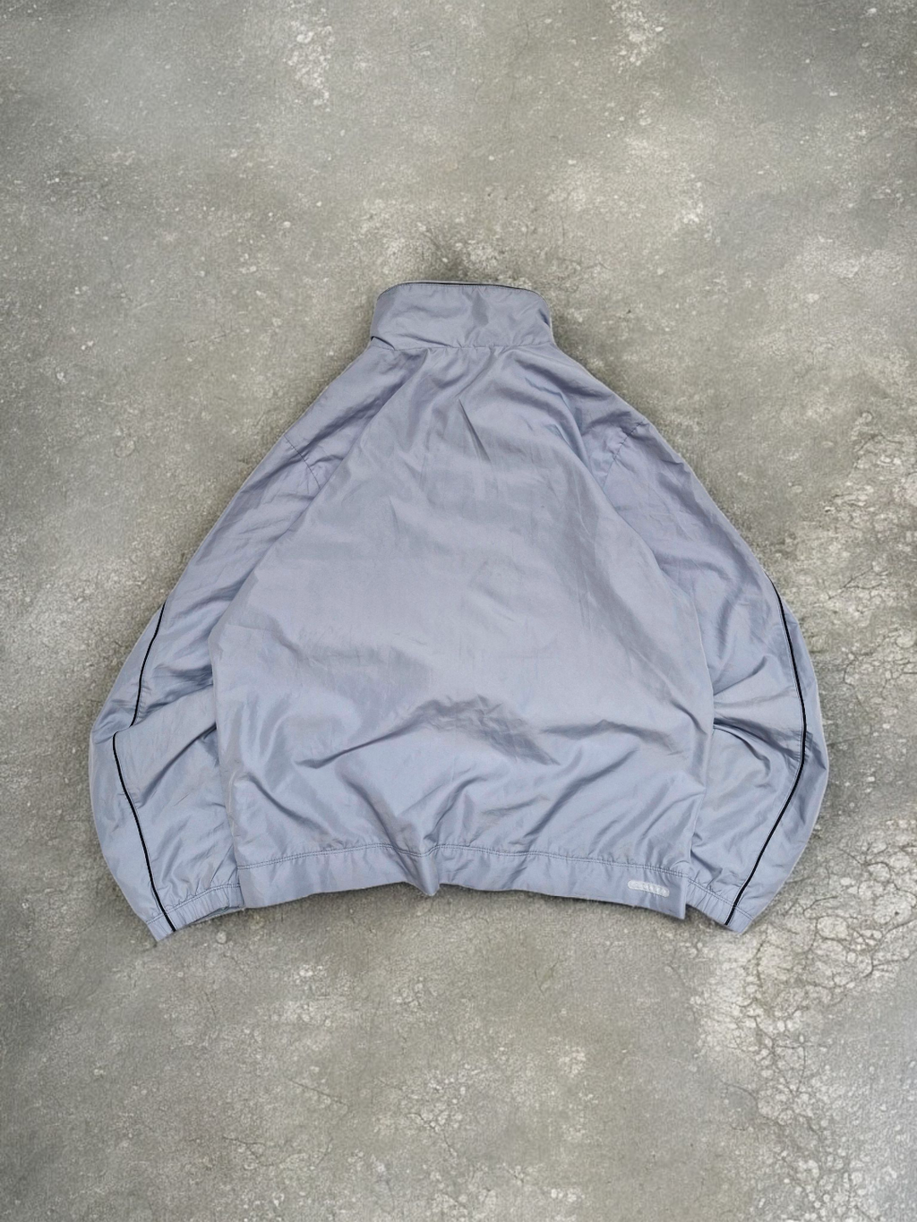 Nike Vintage Early 2000's Silver/Blue Panelled Technical Jacket