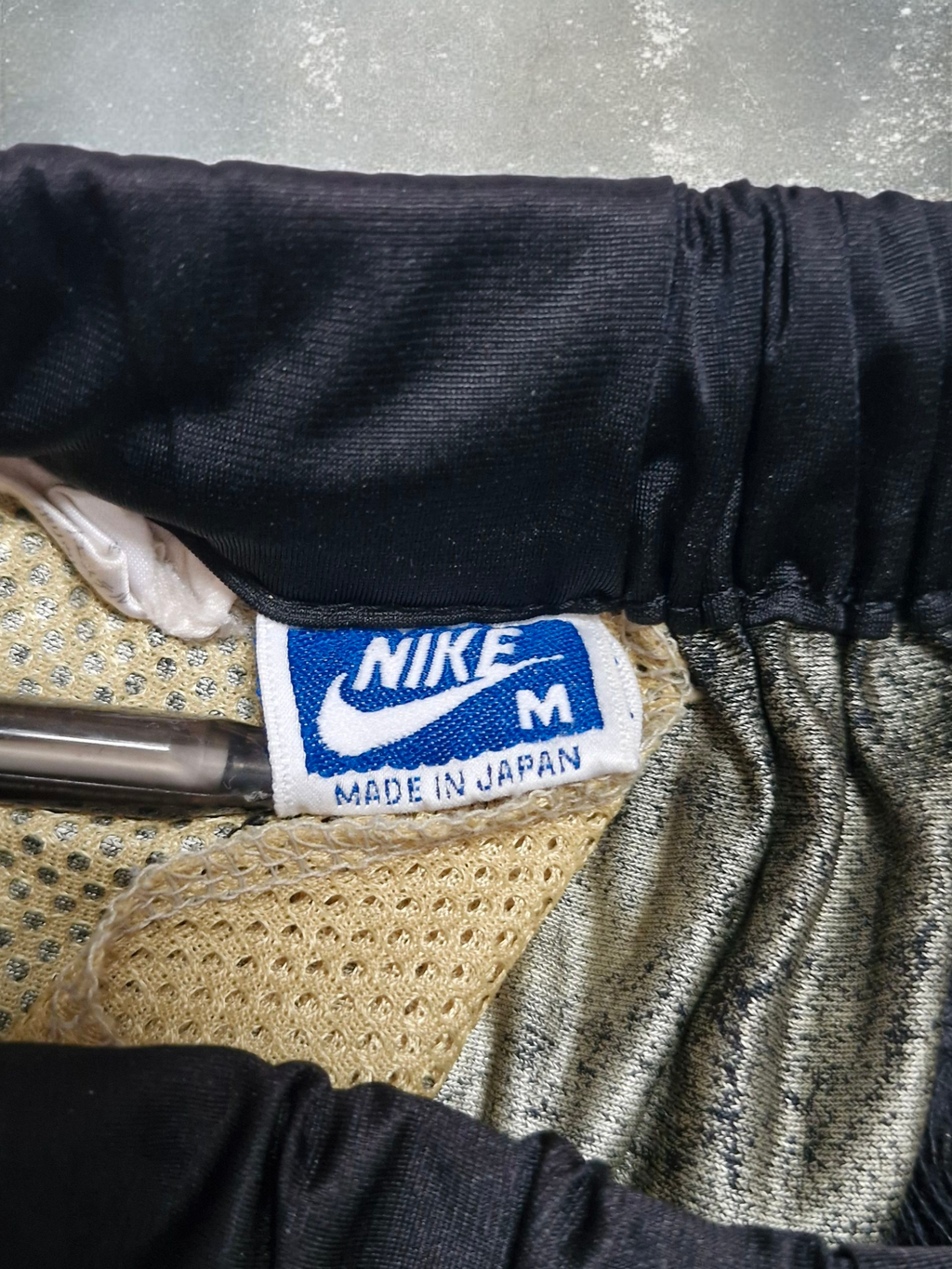 Nike Vintage 80's RARE Black & Blue Track Pants