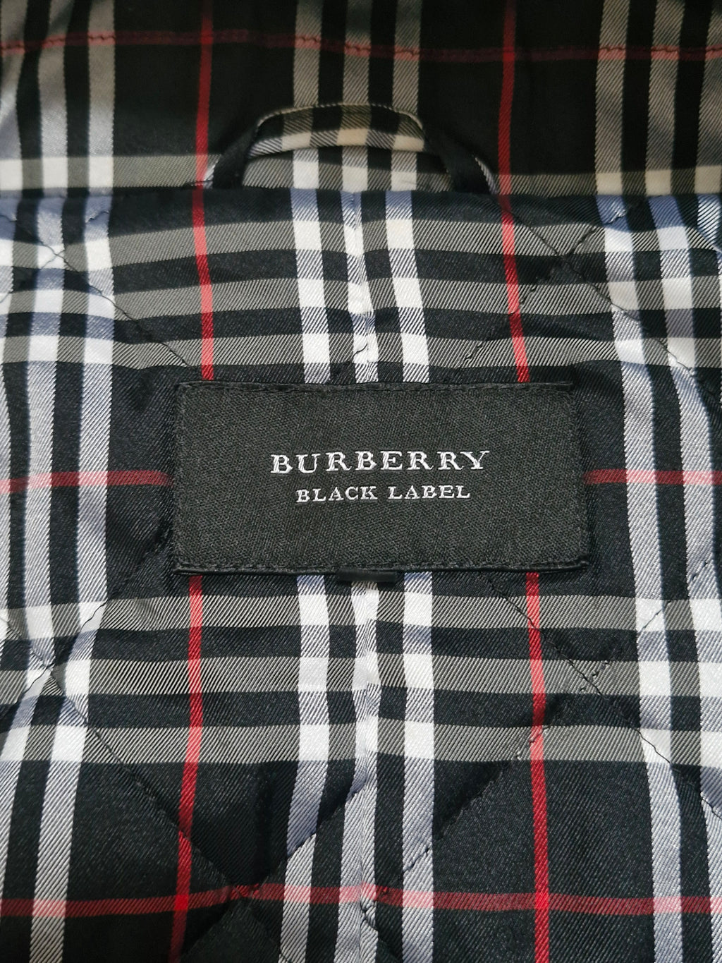 Burberry Vintage Japanese Black Label Fireman Clasp Black Technical Jacket