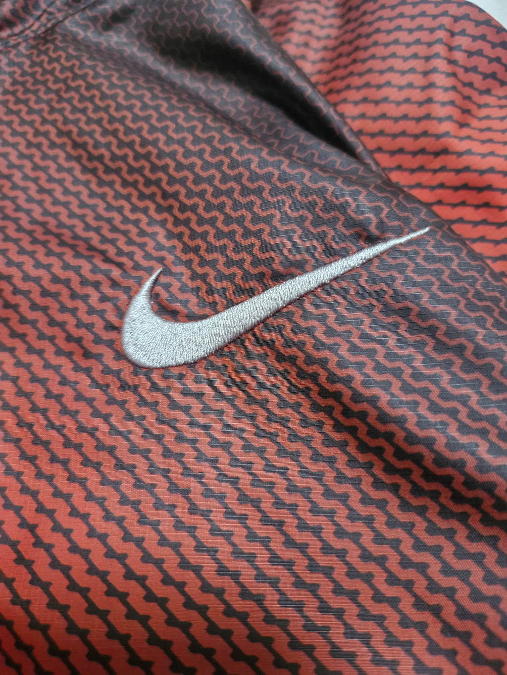 Nike Thermal Orange & Black Patterned Technical Jacket