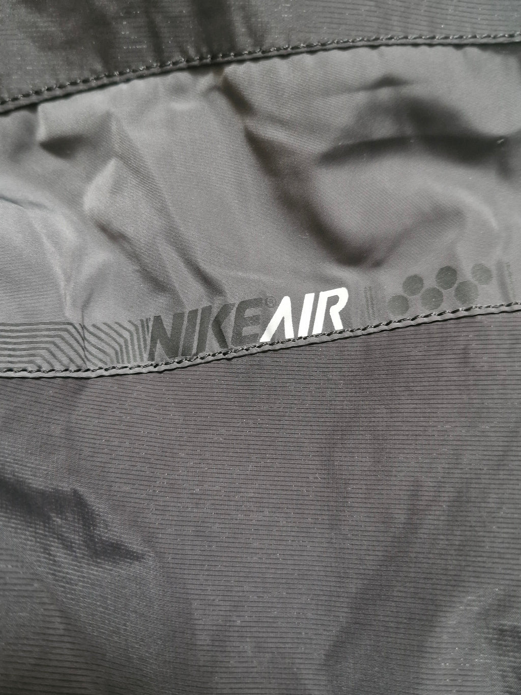 Nike Vintage Y2K Black Double Layered Insulated Technical Puffer Coat