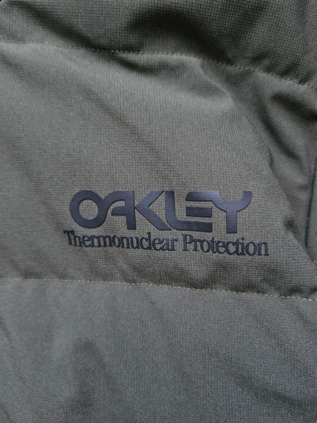 Oakley Green & Black Puffer Coat