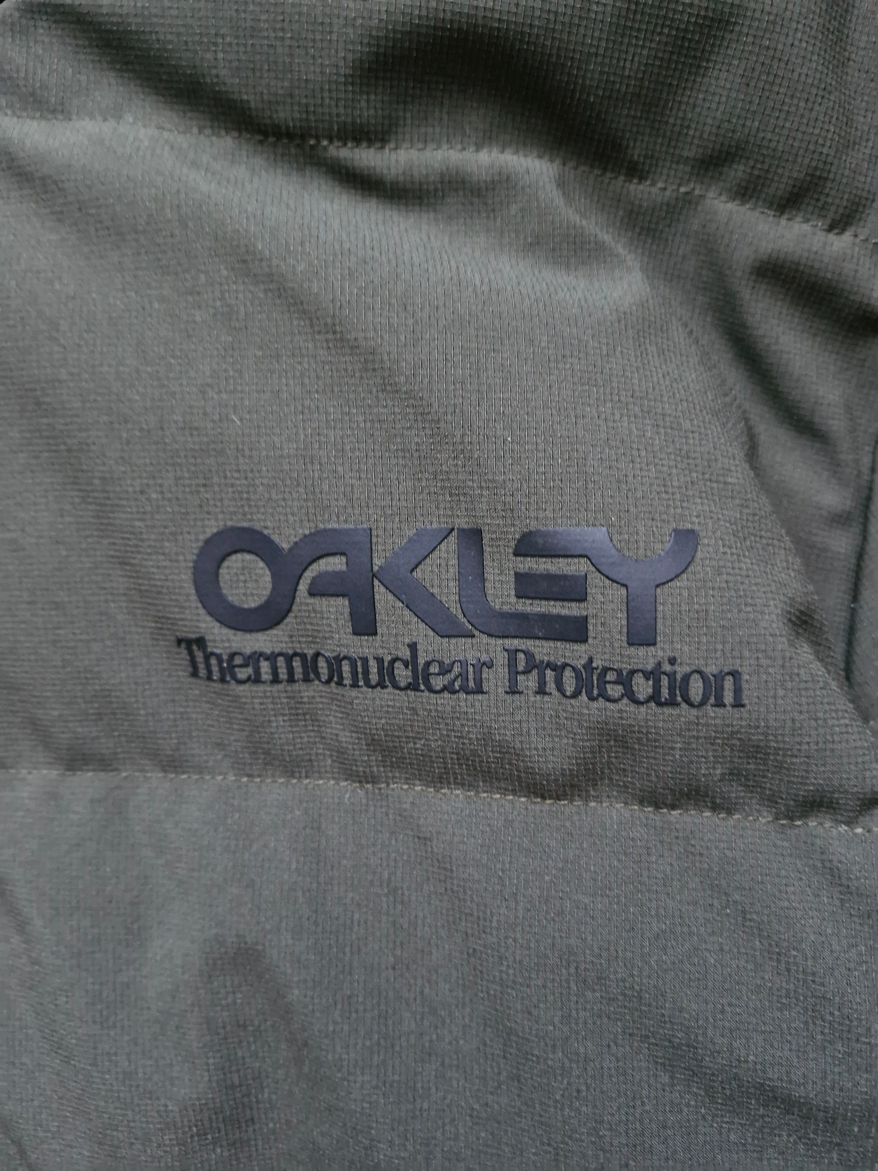Oakley Green & Black Puffer Coat