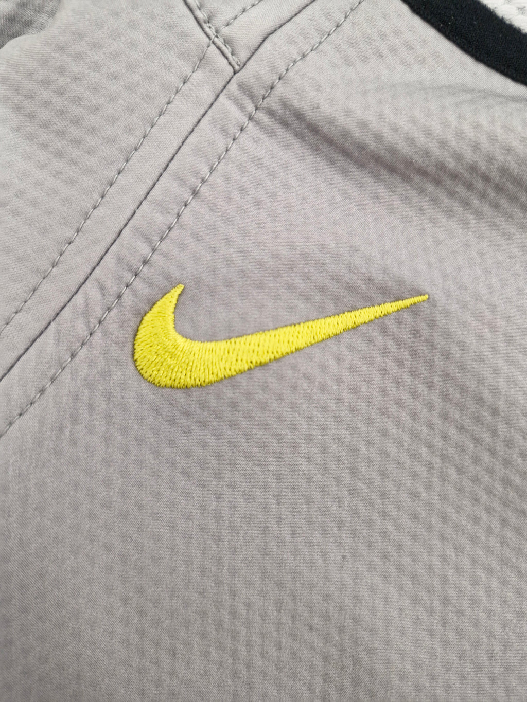 Nike Sphere Pro x T90 Early 2000's Grey & Yellow Technical Pullover Jumper