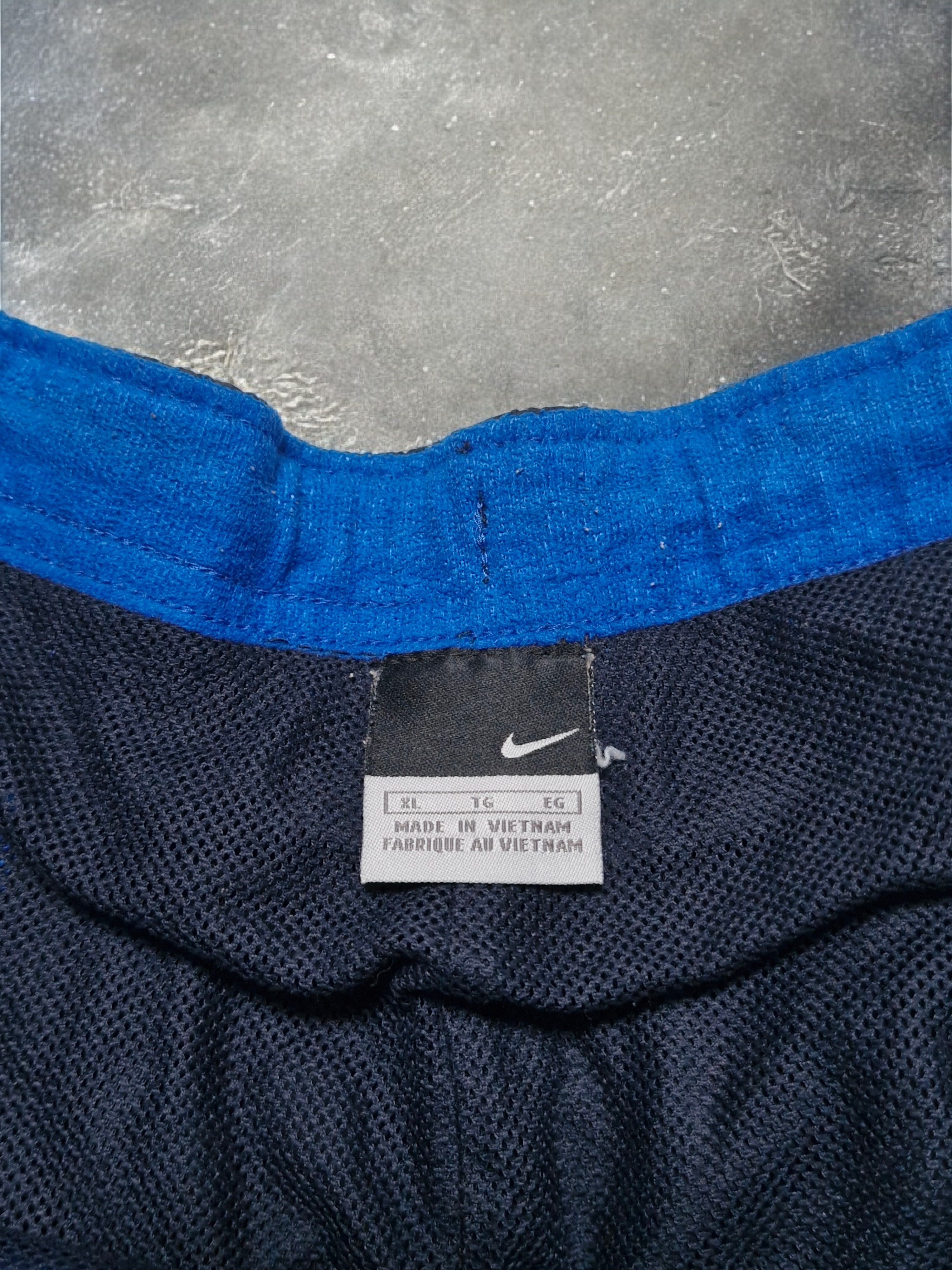 Nike Vintage Y2K Black & Blue Track Pants