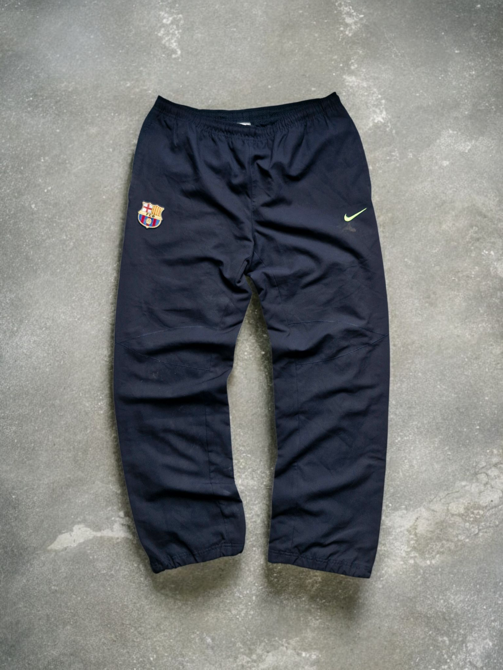Nike T90 Vintage Early 2000's Barcelona Navy Track Pants